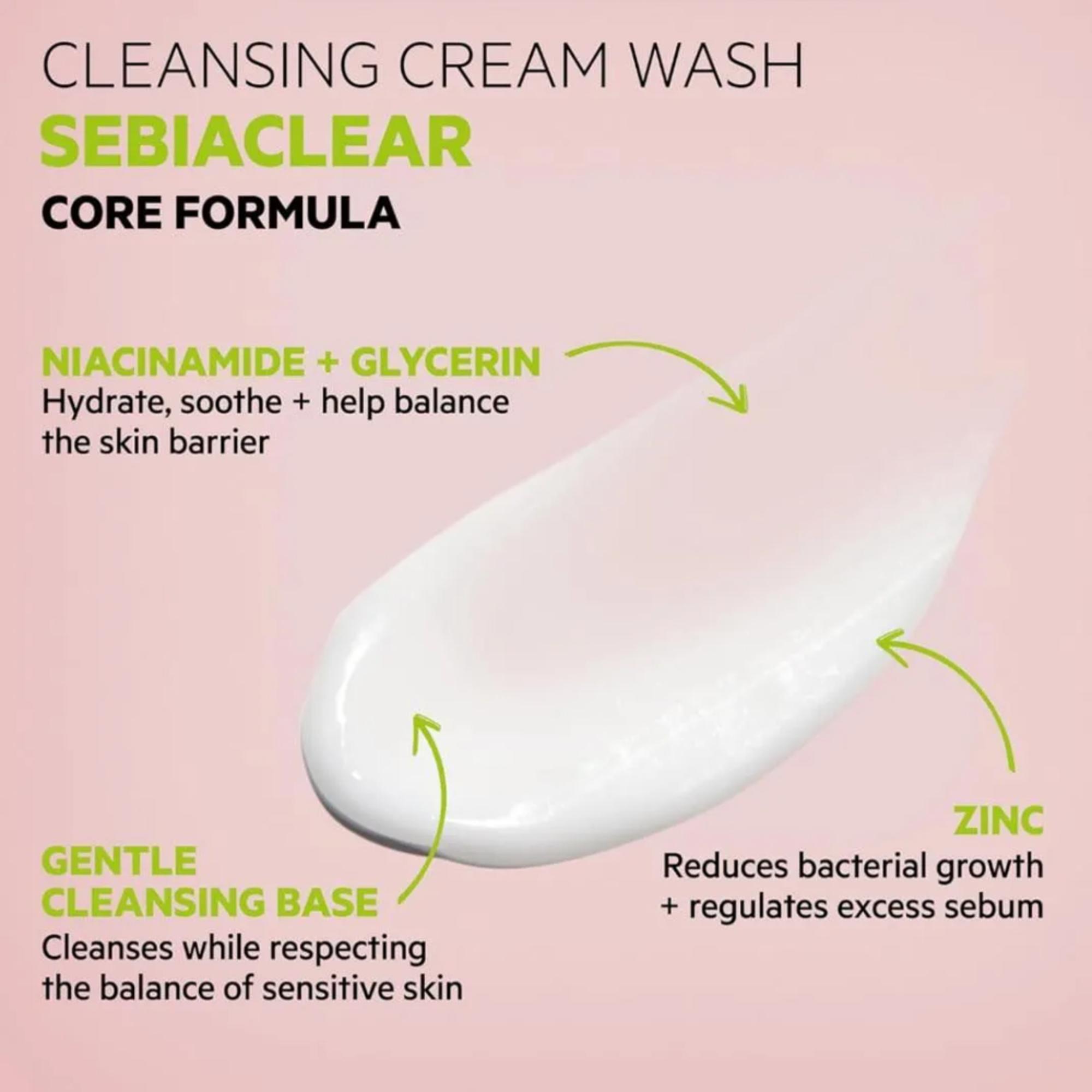 Sữa Rửa Mặt SVR Sebiaclear Creme Lavante Làm Sạch & Dưỡng Ẩm Cho Da Mụn Khô – 55ml/200ml - Image 4