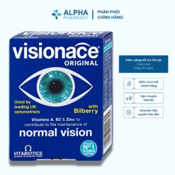 Viên Uống Vitabiotics Visionace Hỗ Trợ Thị Lực Và Làm Chậm Lão Hóa Mắt – Hộp 30 Viên