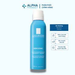 Xịt Khoáng La Roche-Posay Serozinc Làm Dịu Da Mụn & Giảm Bóng Nhờn – 150ml