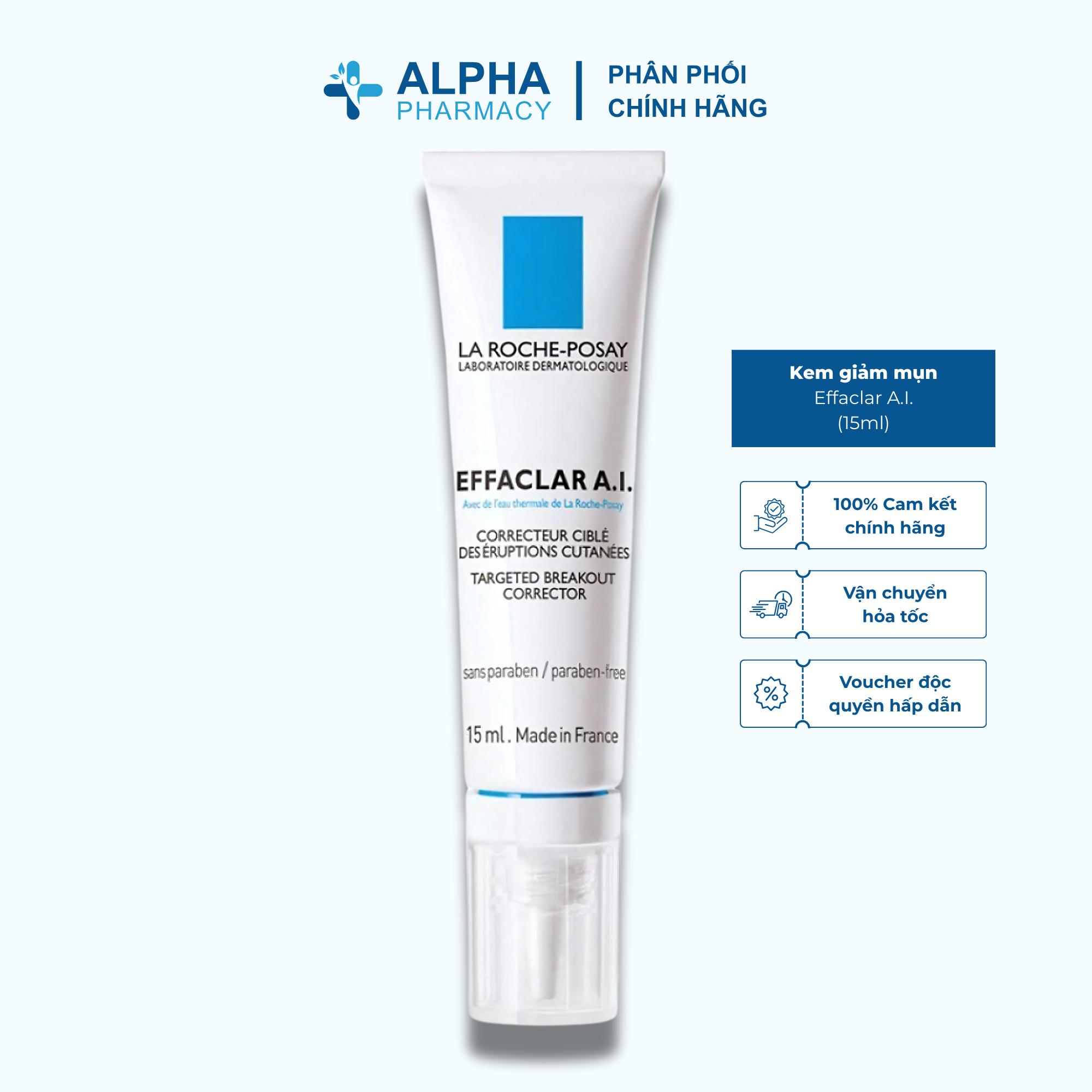 Kem Giúp Giảm Mụn La Roche-Posay Effaclar A.I. Chuyên Biệt – 15ml