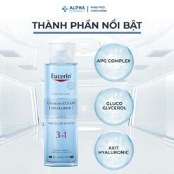 Alternative view of Nước Tẩy Trang Eucerin Dermato Clean Micellar Cleaning Fluid Cho Da Mụn Và Da Nhạy Cảm - 200ml/400ml