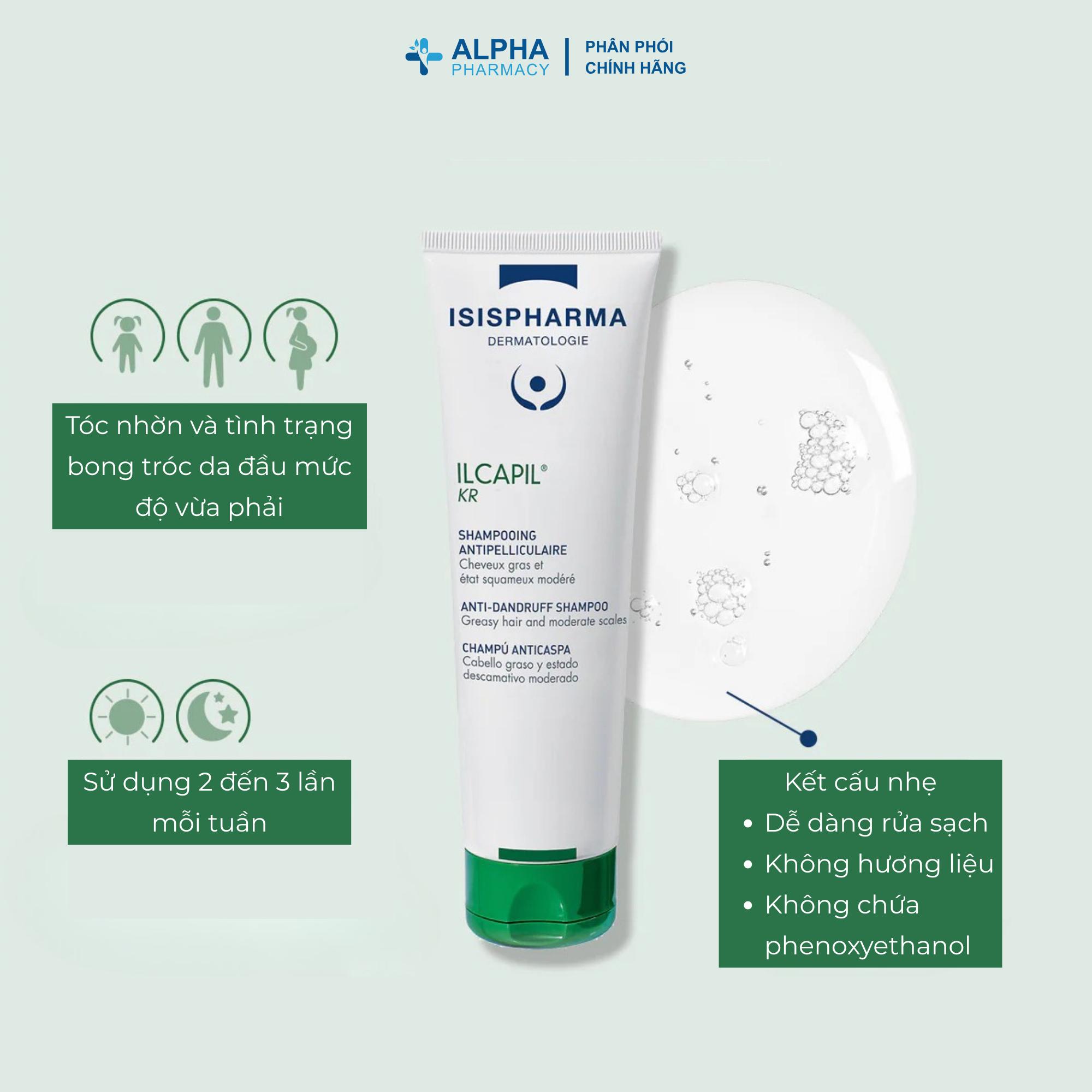 Dầu Gội Isis Pharma Ilcapil Kr Shampoo Hỗ Trợ Giảm Gàu, Giảm Nhờn, Ngăn Rụng Tóc - Image 3