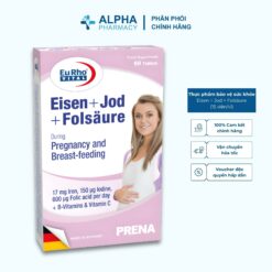 Thực Phẩm Bảo Vệ Sức Khỏe EuRho Vital Eisen + Jod + Folsäure Bổ Sung Sắt, Cải Thiện Cấu Trúc Não Bộ