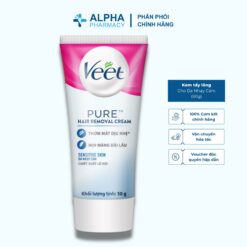 Kem Tẩy Lông Veet Pure Cho Da Nhạy Cảm Công Thức Nha Đam – 50g