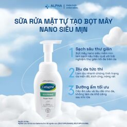 Alternative view of Sữa Rửa Mặt Tạo Bọt Cetaphil Soothing Foam Wash Làm Sạch Dịu Nhẹ - 200ml