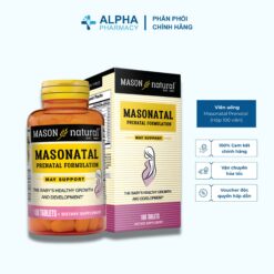 Viên Uống Bổ Sung Mason Masonatal Prenatal Formulation Hỗ Trợ Sức Khỏe Cho Phụ Nữ
