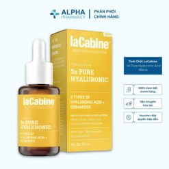 Tinh Chất LaCabine 5X Pure Hyaluronic Acid Dưỡng Ẩm, Làm Mờ Nếp Nhăn – 30ml