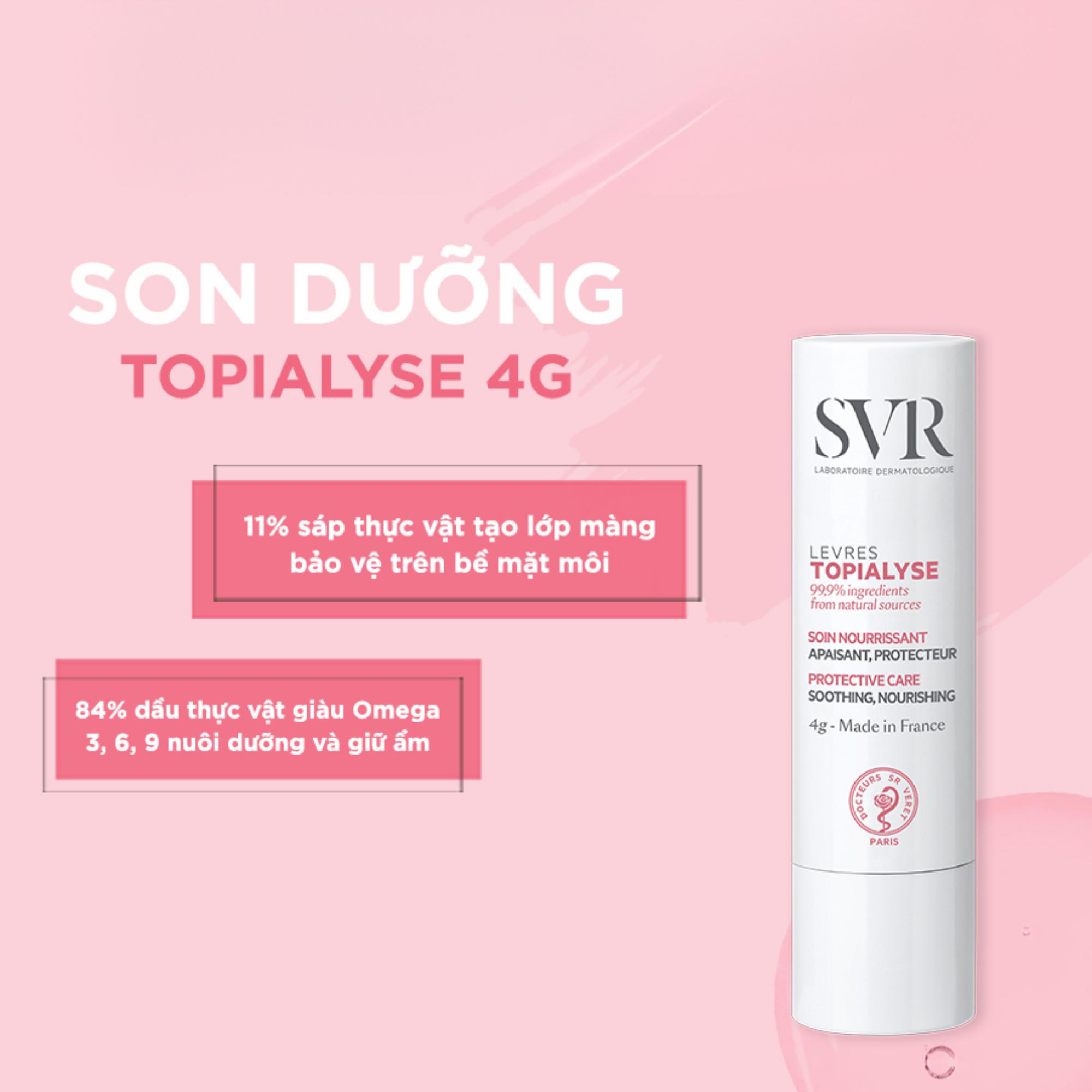 Son Dưỡng SVR Topialyse Lips Bảo Vệ & Làm Mềm Môi – 4g - Image 3
