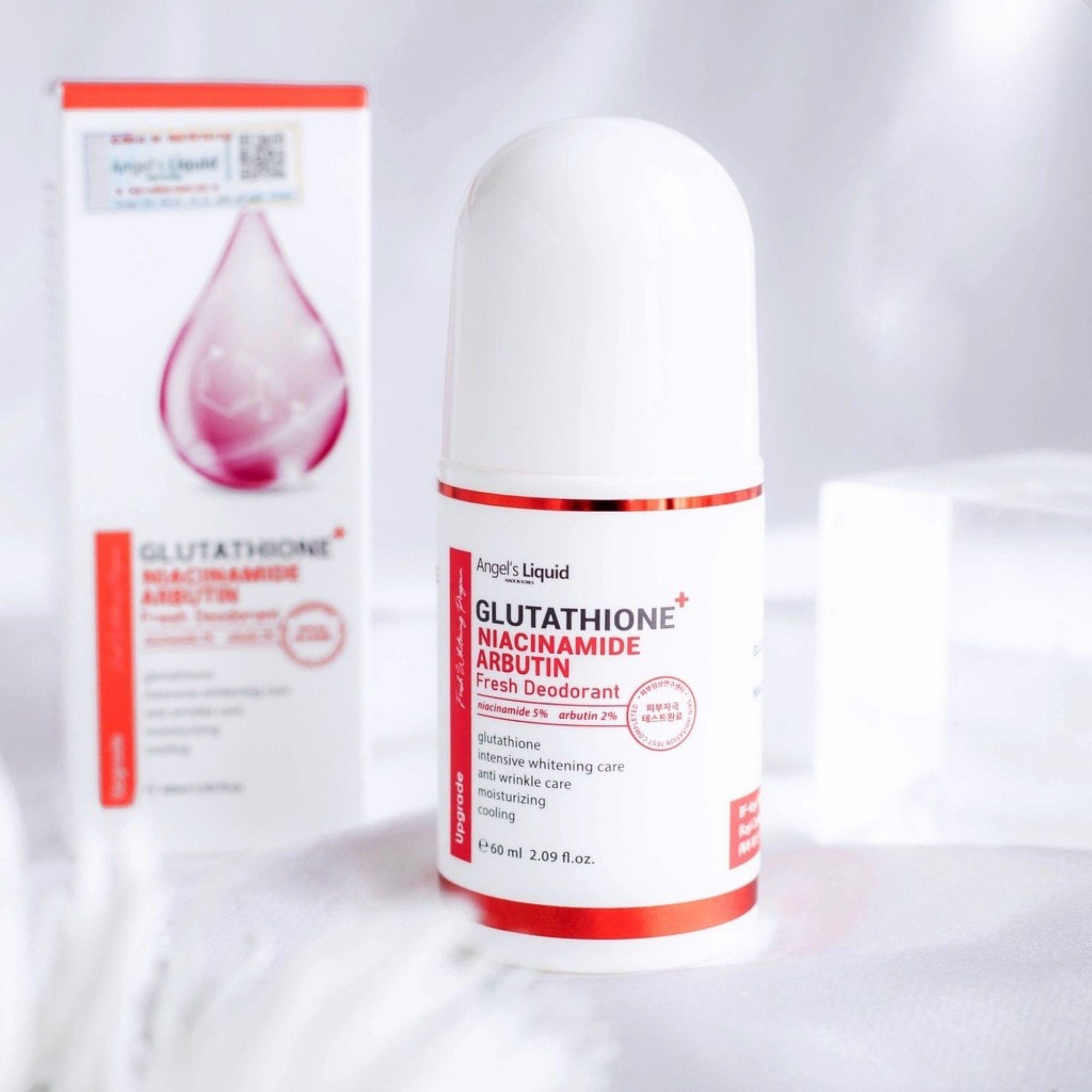 Lăn Khử Mùi Dưỡng Trắng Angel's Liquid Glutathione + Niacinamide Fresh Deodorant - 60ml - Image 2