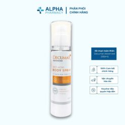 Xịt Mụn Toàn Thân Decumar Advanced Giảm Mụn Lưng, Ngực – 100ml