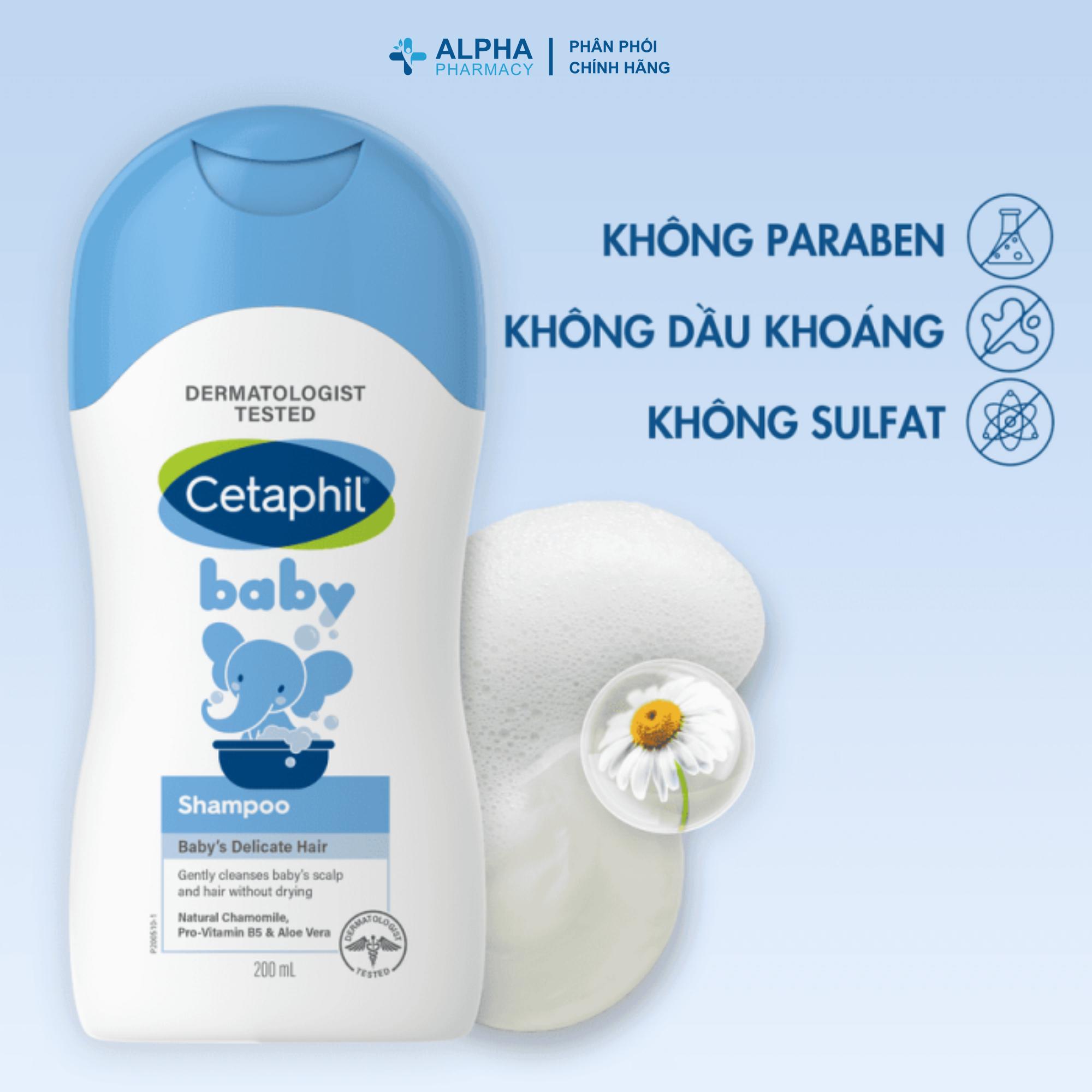Dầu Gội Trẻ Em Cetaphil Baby Shampoo Dịu Nhẹ, Không Gây Cay Mắt - 200ml - Image 3