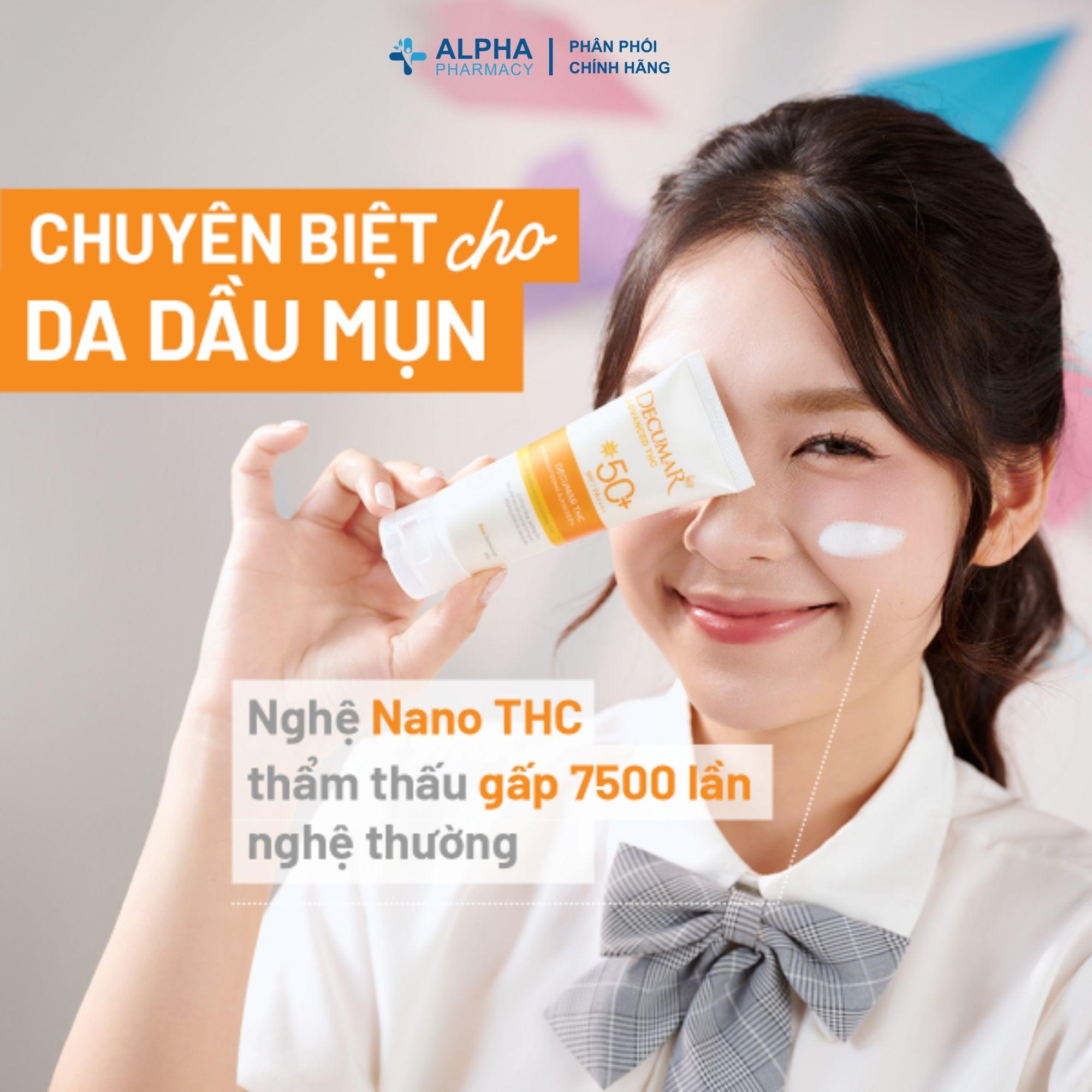 Kem Chống Nắng Decumar Nano THC Sáng Da, Kiểm Soát Dầu - 50g - Image 4