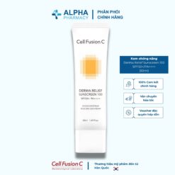 Kem Chống Nắng Cell Fusion C Derma Relief Sunscreen 100 SPF50+/PA++++ – 50ml (Vàng)