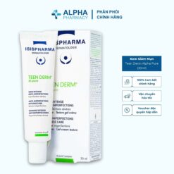 Kem Isis Pharma Teen Derm Alpha Pure Acne Cream Hỗ Trợ Giảm Mụn Trứng Cá – 30ml