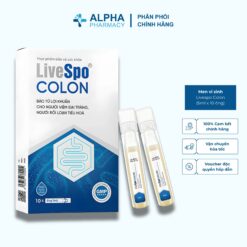 Men Vi Sinh LiveSpo Colon Hỗ Trợ Giảm Viêm Đại Tràng & Rối Loạn Tiêu Hóa Cho Trẻ 0+ - H/10 Ống