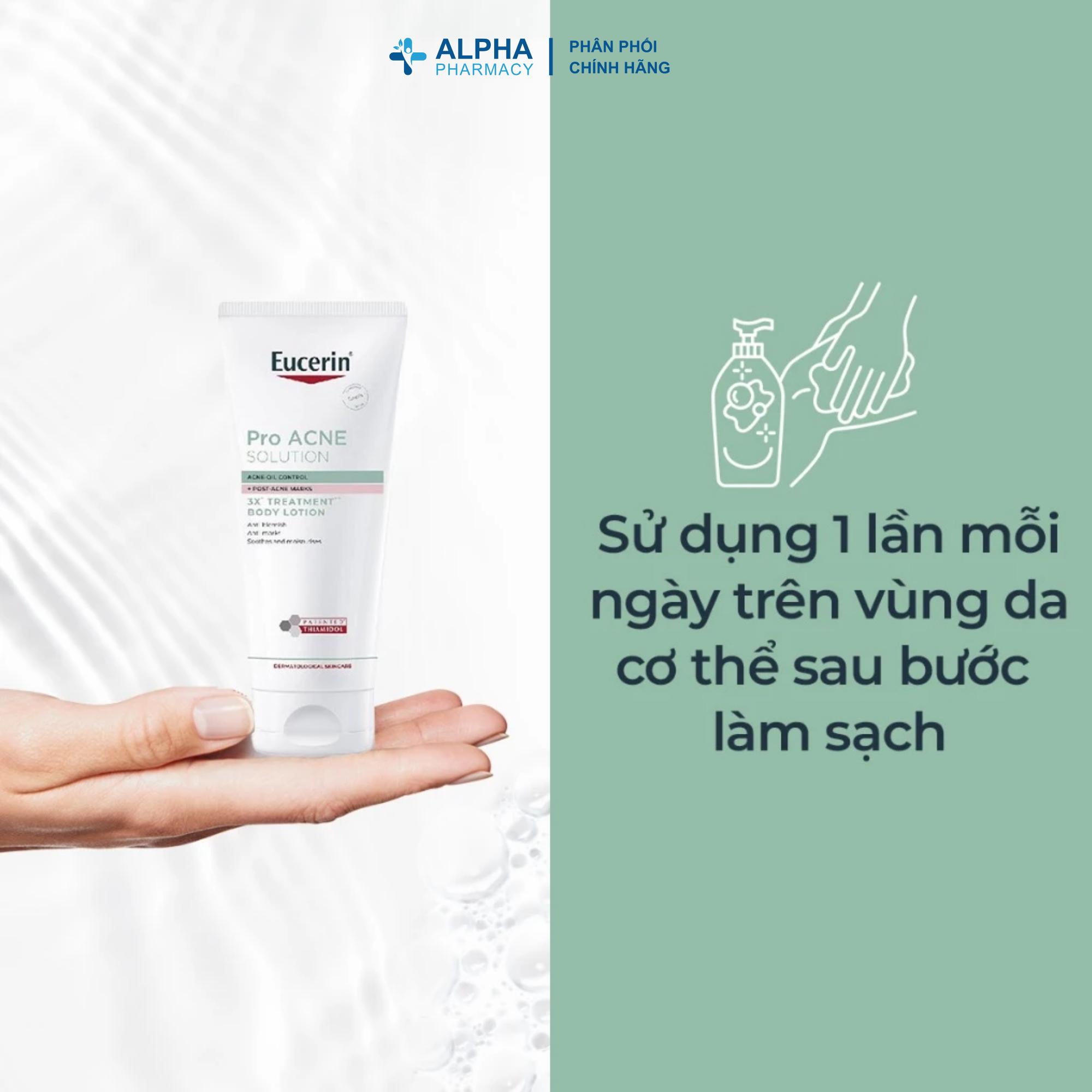 Dưỡng Thể Eucerin 3X Treament Body Lotion Cho Da Mụn Và Thâm - 200ml - Image 5