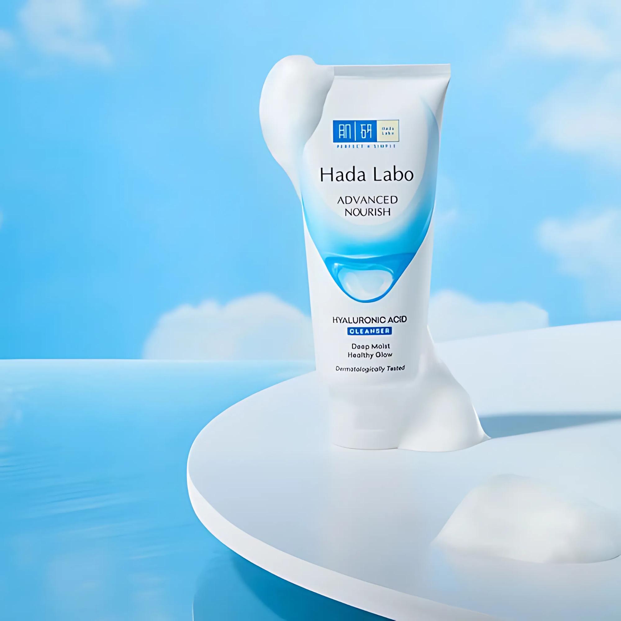 Sữa Rửa Mặt Dưỡng Ẩm Hada Labo Advanced Nourish Hyaluronic Acid Cleanser – 80g - Image 4