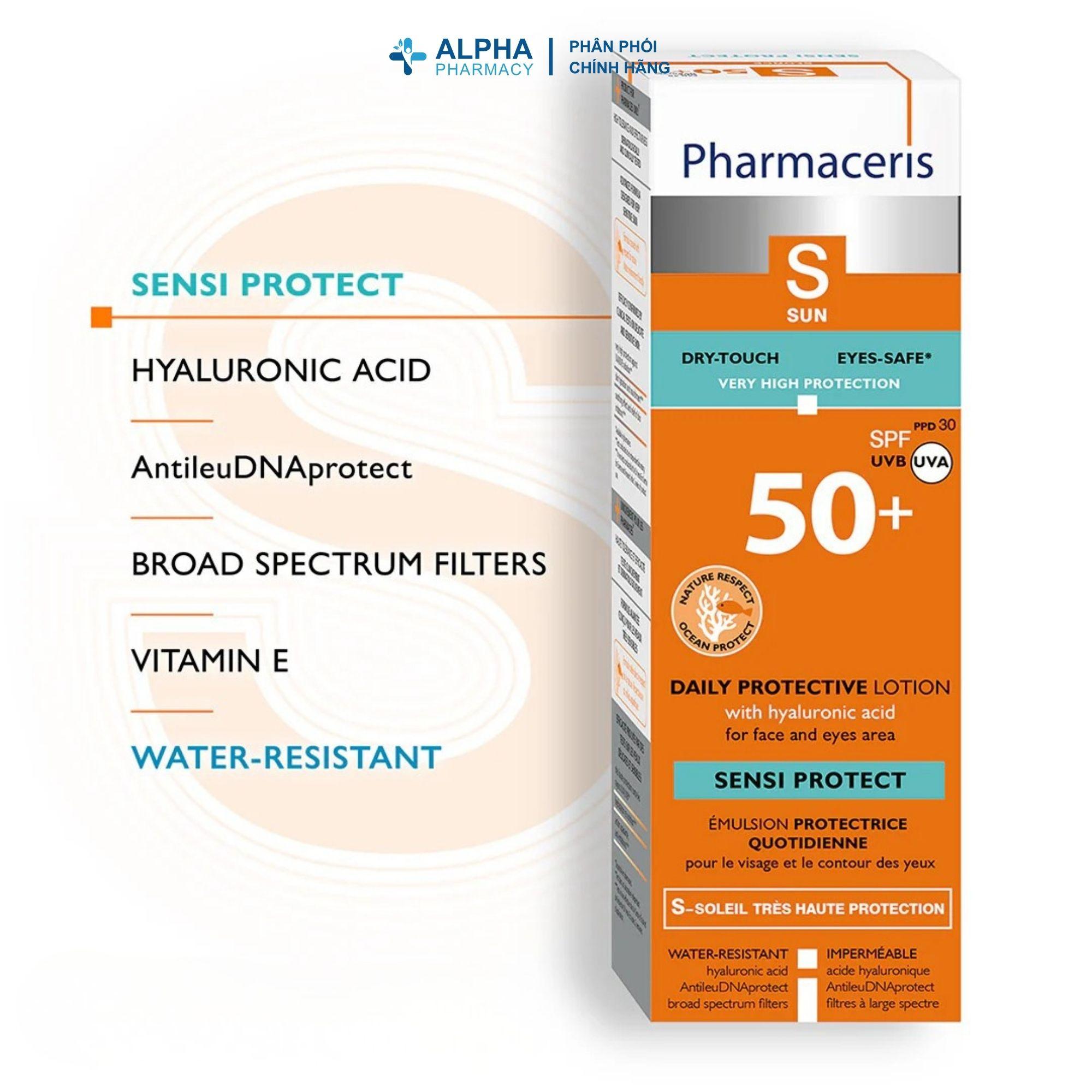 Kem Chống Nắng Dành Cho Mặt Và Mắt Pharmaceris Sensi Protect – 50ml - Image 4
