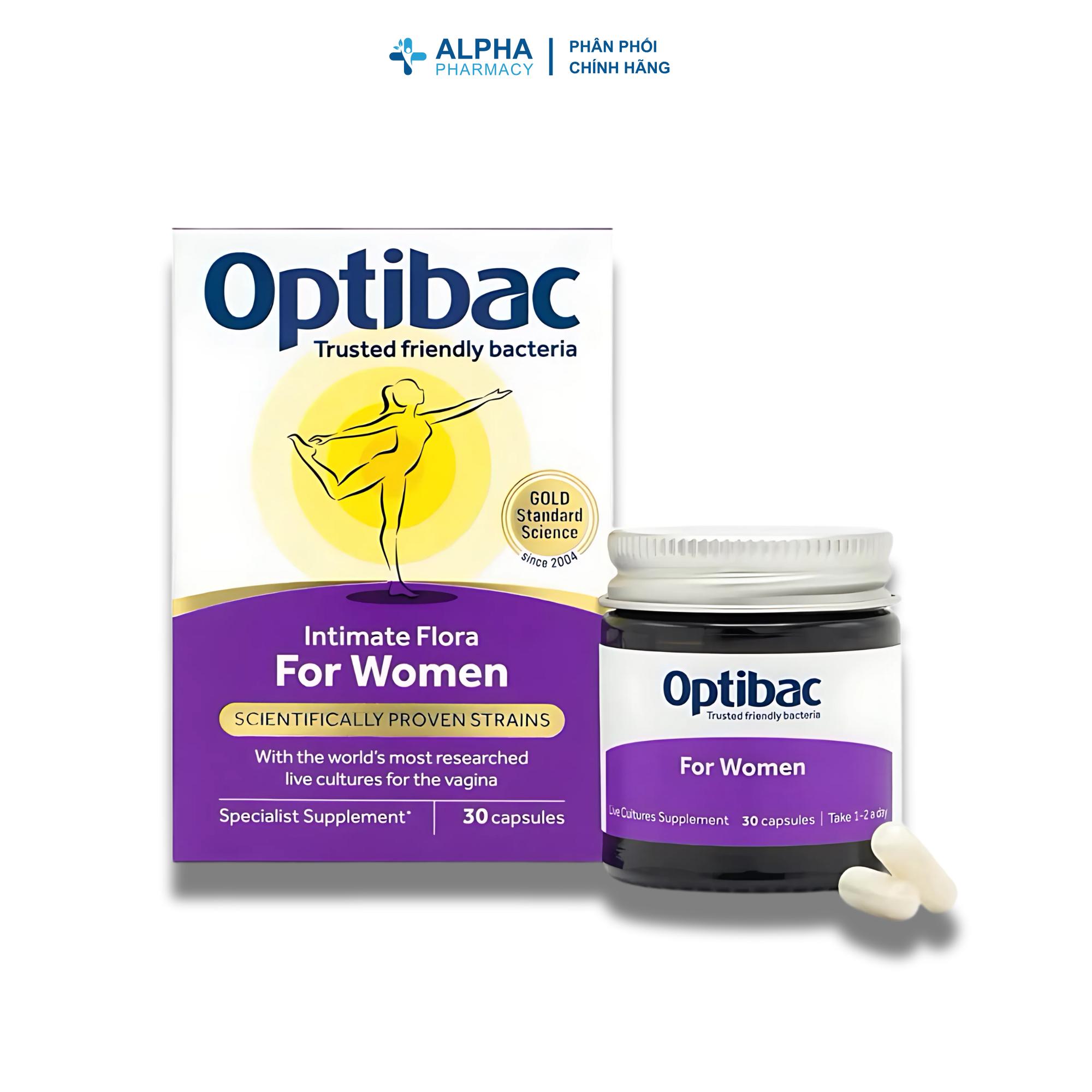 Men Vi Sinh Phụ Khoa Optibac Pregnancy Cho Phụ Nữ - Hộp 14 viên/ Hộp 30 viên/ Hộp 90 viên - Image 5