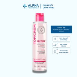 Gel Rửa Mặt Dịu Nhẹ Topicrem Hydra+ Gentle Cleansing Gel Cho Da Nhạy Cảm Và Da Mất Nước - 200ml