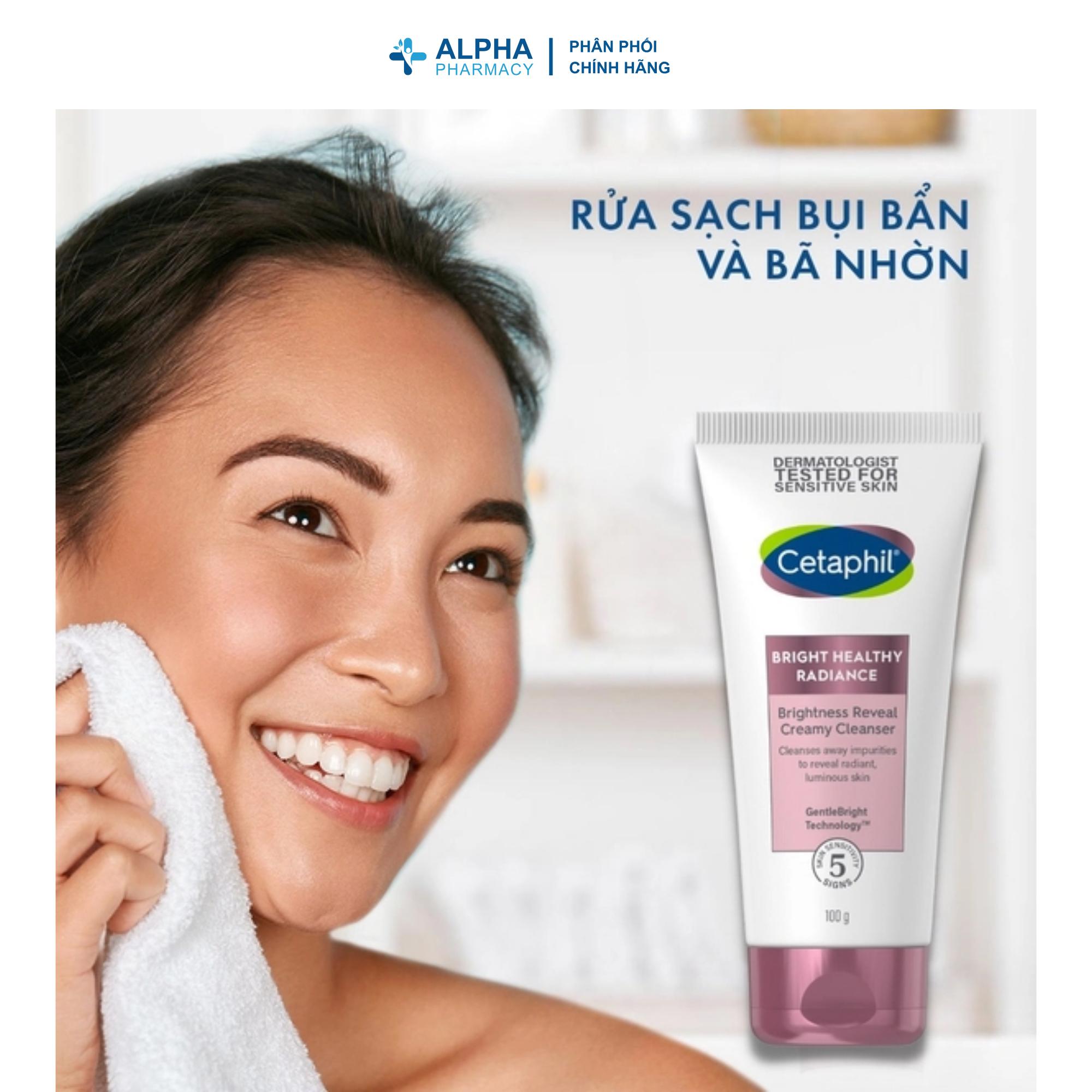 Sữa Rửa Mặt Cetaphil BHR Bright Healthy Radiance Creamy Cleanser Làm Sạch Dịu Nhẹ - 100g - Image 3