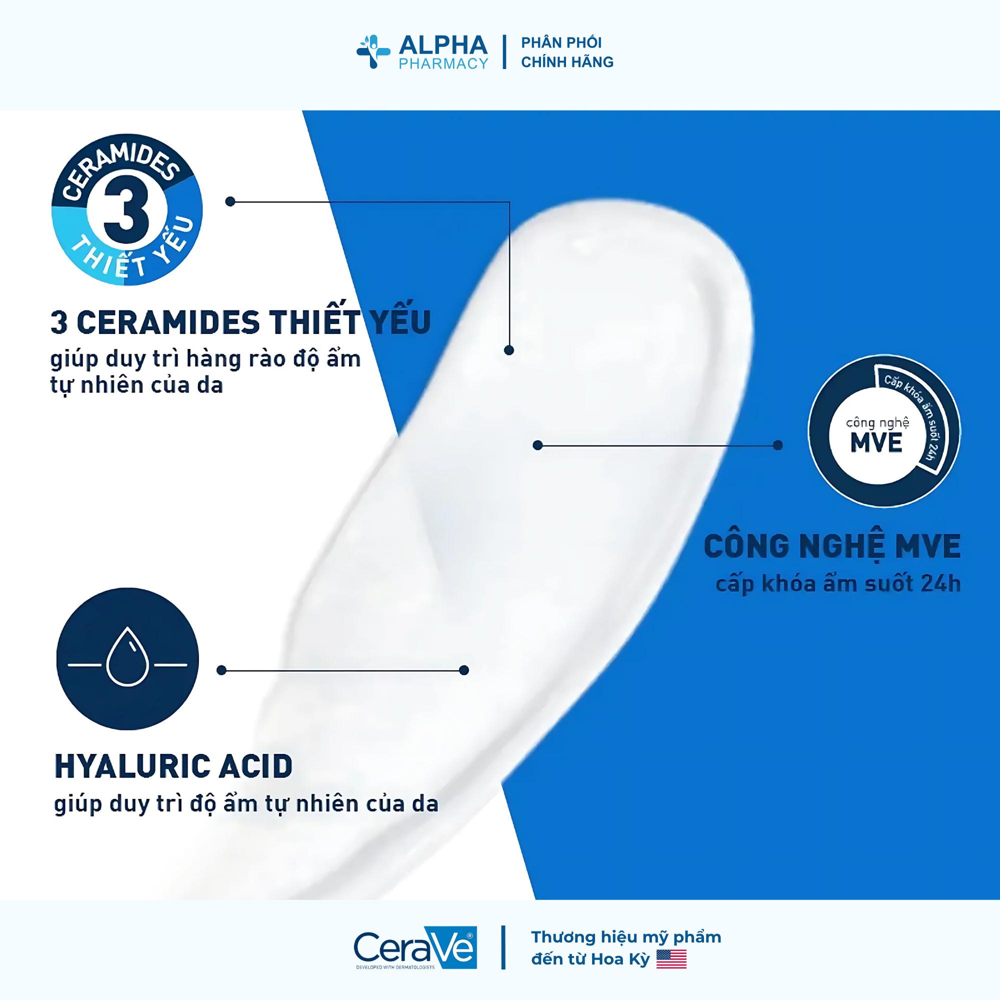 Sữa Dưỡng Ẩm Cerave Facial Moisturising Lotion PM Phục Hồi & Cấp Ẩm Chuyên Sâu – 52ml - Image 5