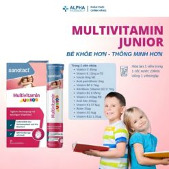Alternative view of Viên Uống Bổ Sung Vitamin Cho Trẻ Em Sanotact Multivitamin Junior – Hộp 20 Viên