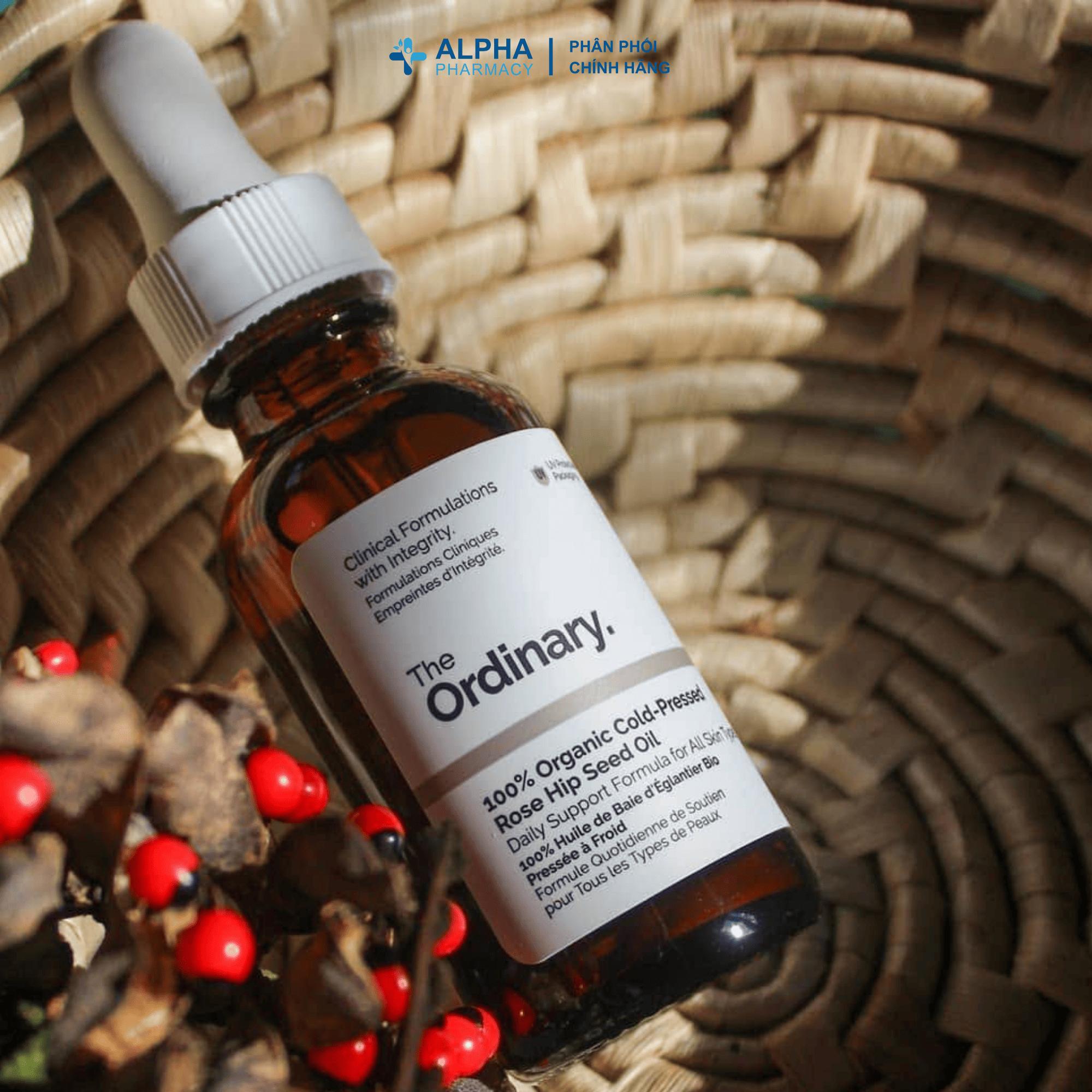 Tinh Dầu The Ordinary 100% Organic Cold-Pressed Rose Hip Seed Oil Dưỡng Ẩm & Làm Sáng Da – 30ml - Image 4