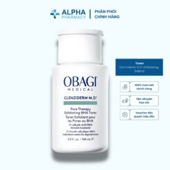 Toner Tẩy Tế Bào Chết, Làm Sạch Mụn BHA Obagi Clenziderm M.D. Exfoliating - 148ml