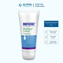 Tẩy Tế Bào Chết Benzac Blackheads Scrub Làm Sạch Mụn Đầu Đen & Bã Nhờn - 60g