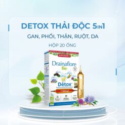 Alternative view of Thực Phẩm Hỗ Trợ Thải Độc 5In1 Superdiet Drainaflore Bio Thanh Lọc Gan, Thận, Phổi, Ruột, Da (Ống Nhựa) – 20 Ống