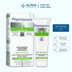 Kem Chống Nắng Pharmaceris Sebo Mostatic SPF30 Cho Da Mụn, Da Khô – 50ml