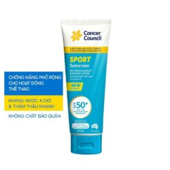 Alternative view of Kem chống nắng dành cho hoạt động thể thao Cancer Council Sport Dry Touch Sunscreen SPF50+ 110ml