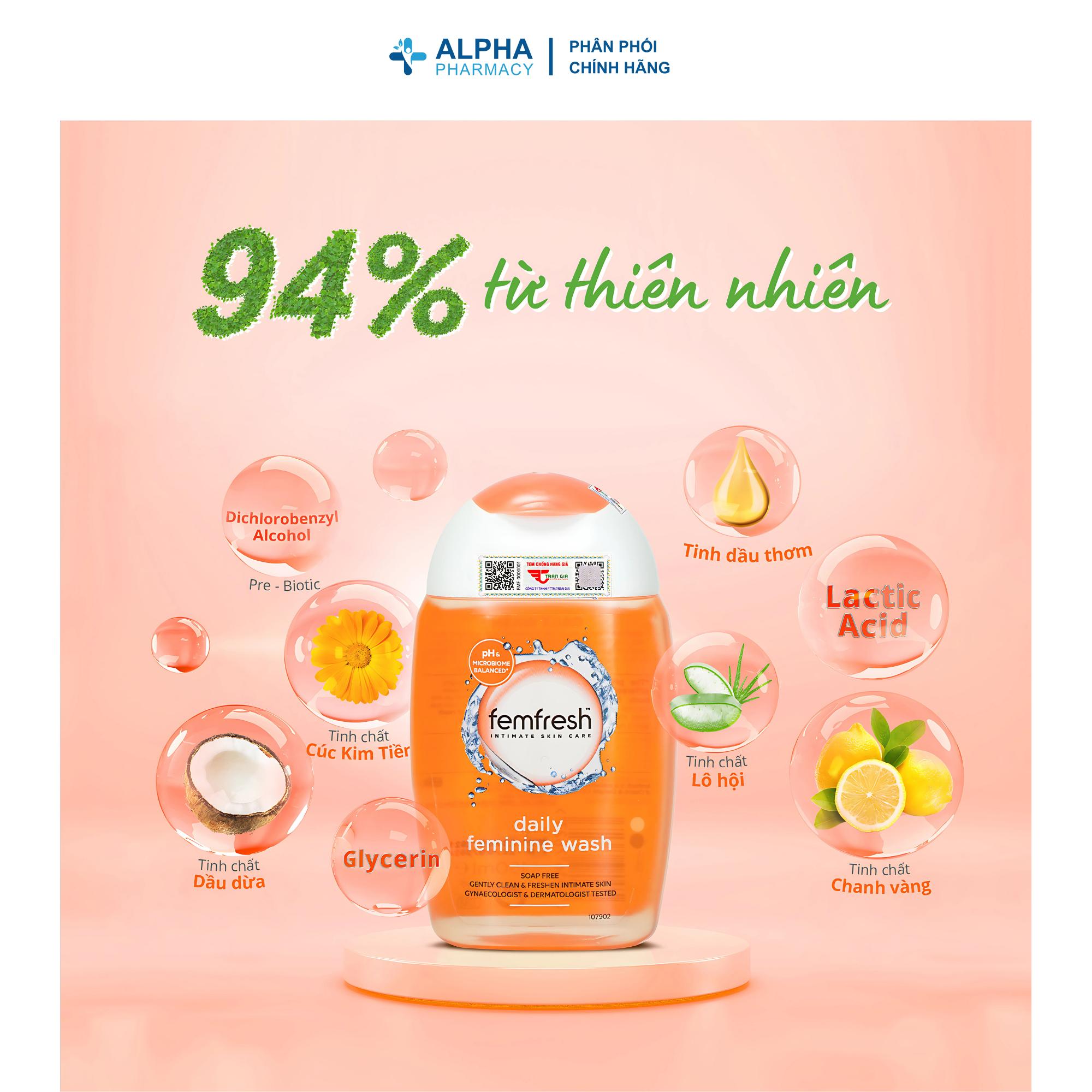 Dung Dịch Vệ Sinh Phụ Nữ Femfresh Daily Intimate Wash - 150ml/250ml - Image 3