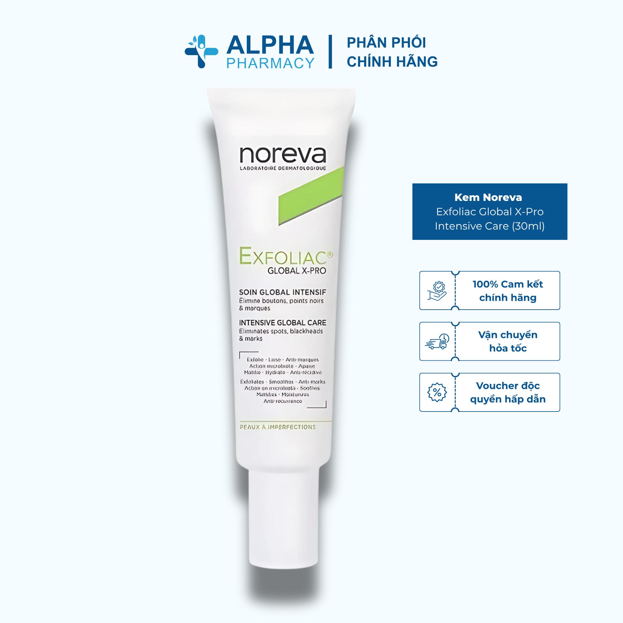 Kem Cho Da Mụn & Thâm Noreva Exfoliac Global X-Pro Intensive Care – 30ml