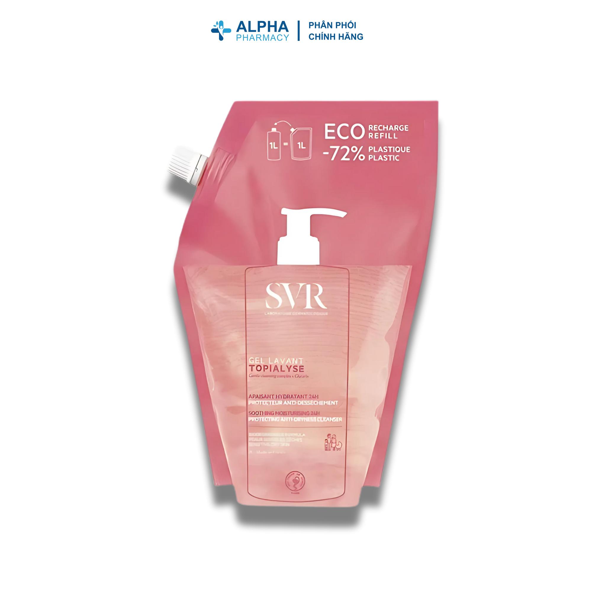 Gel Rửa Mặt SVR Topialyse Gel Lavant Dạng Dịu Nhẹ – 1000ml/1000ml Refill - Image 4