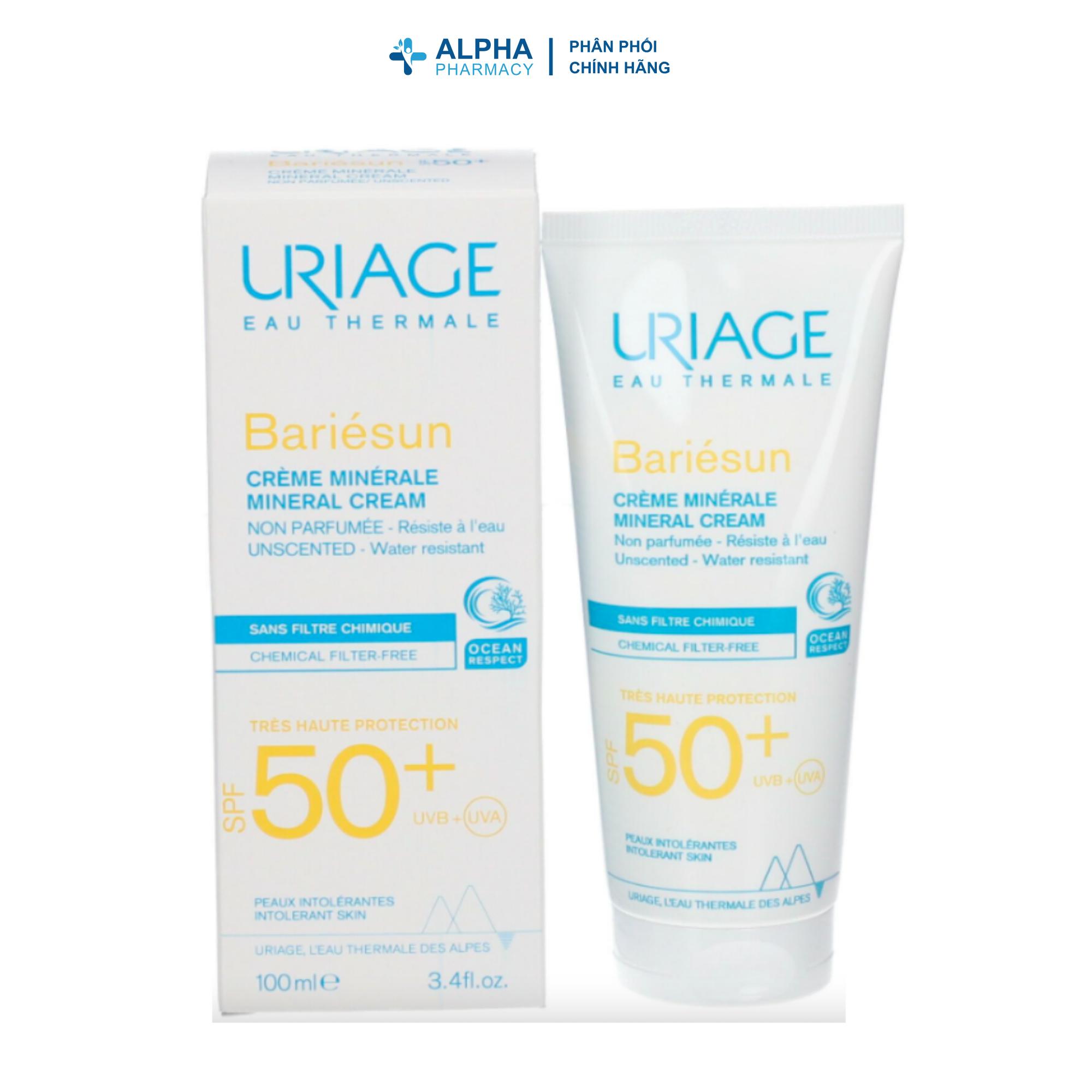 Kem Chống Nắng Vật Lý Uriage Bariésun SPF50+ Crème Minérale Bảo Vệ Da SPF50+ – 100ml - Image 2