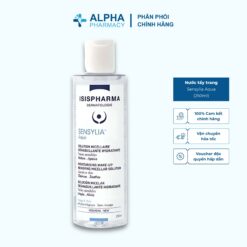 Nước Tẩy Trang Isis Pharma Sensylia Aqua Micellar Water Dưỡng Ẩm Cho Da Thường Và Da Nhạy Cảm – 250ml