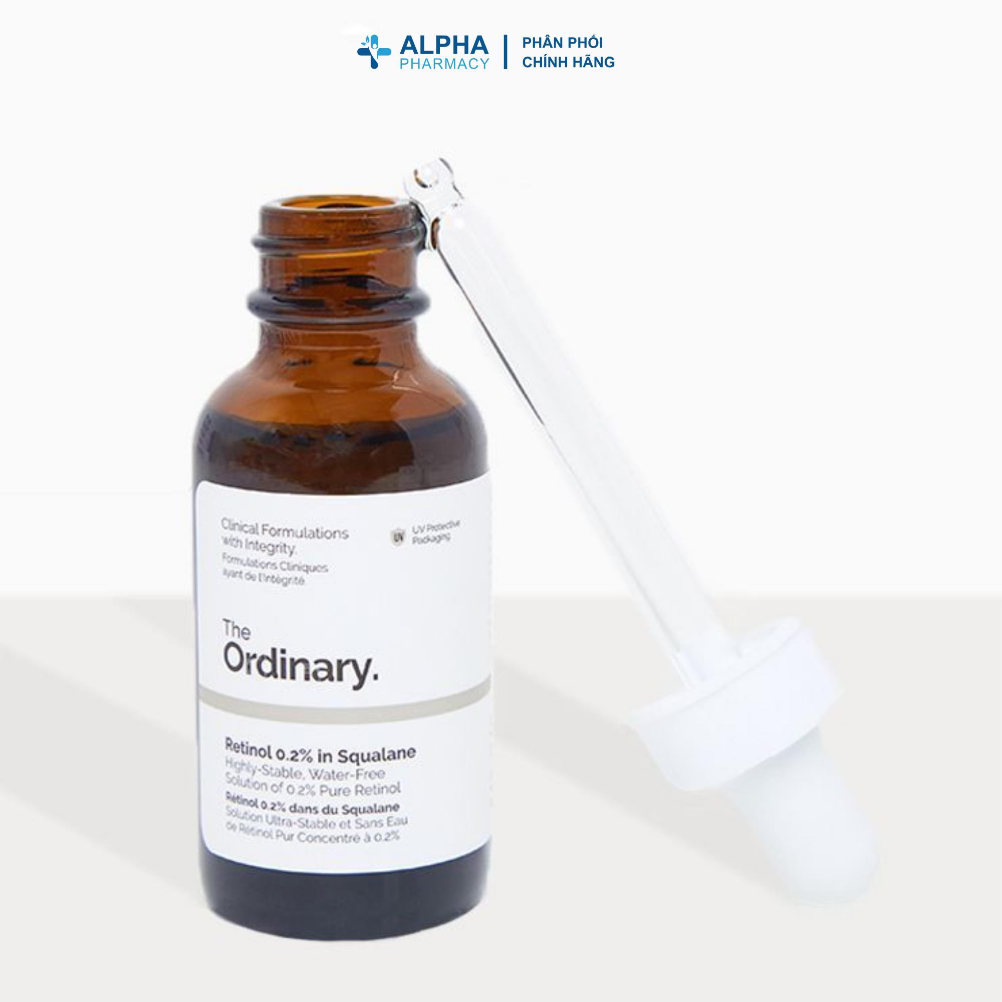 Tinh Chất Chống Lão Hóa The Ordinary Retinol 0.2% in Squalane Giảm Nếp Nhăn & Cải Thiện Độ Đàn Hồi – 30ml - Image 2