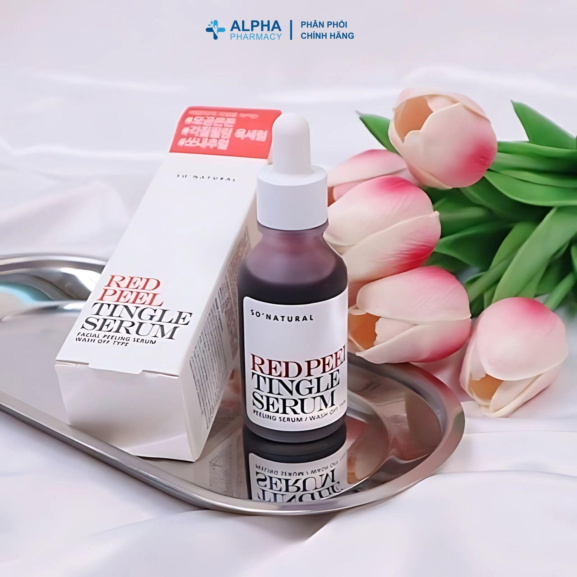 Tinh Chất Serum Peel Da Tái Tạo Da Sinh Học So Natural Red Peel Tingle Serum - 35ml - Image 4