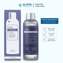Nước Hoa Hồng Không Mùi Klairs Supple Preparation Unscented Toner Cân Bằng & Làm Dịu Da – 180ml