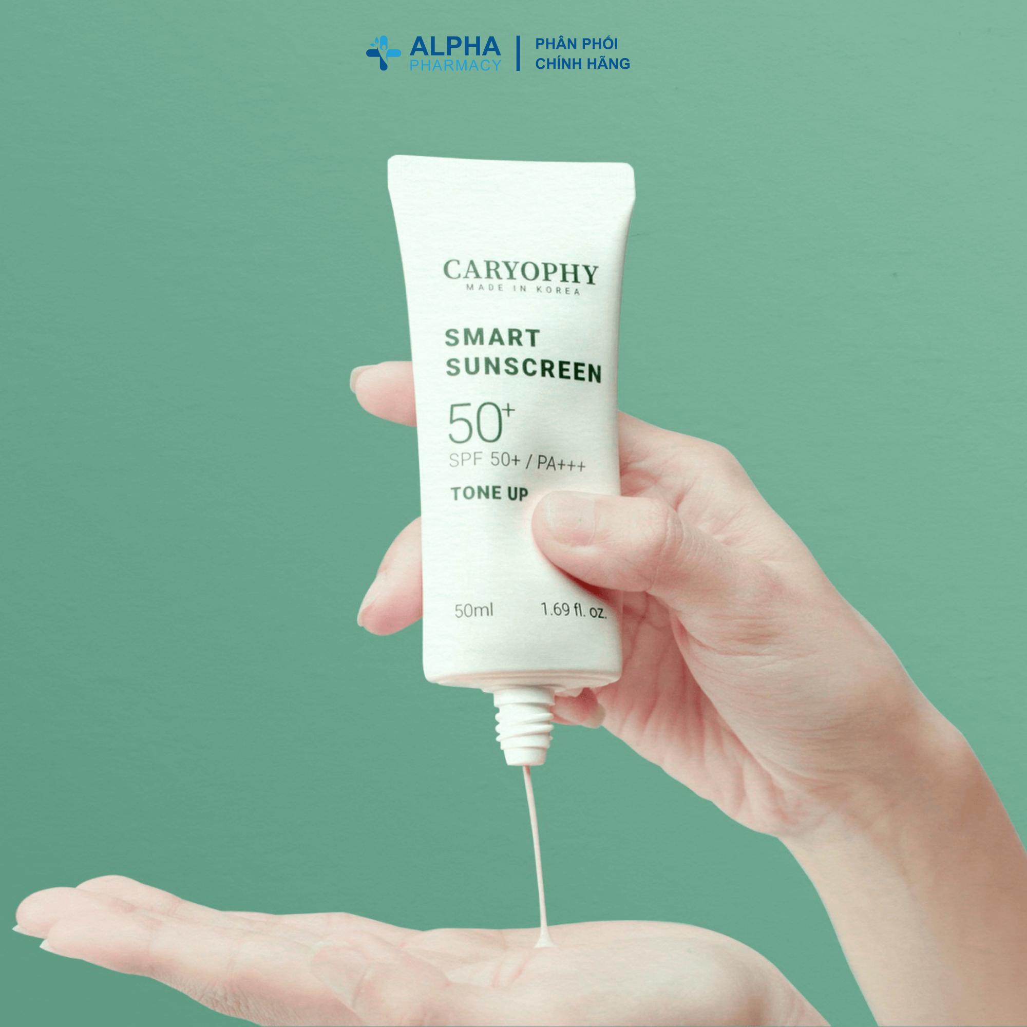 Kem Chống Nắng Caryophy Smart Sunscreen SPF50+ PA+++ Tone Up Nâng Tone & Ngừa Mụn - 50ml - Image 4