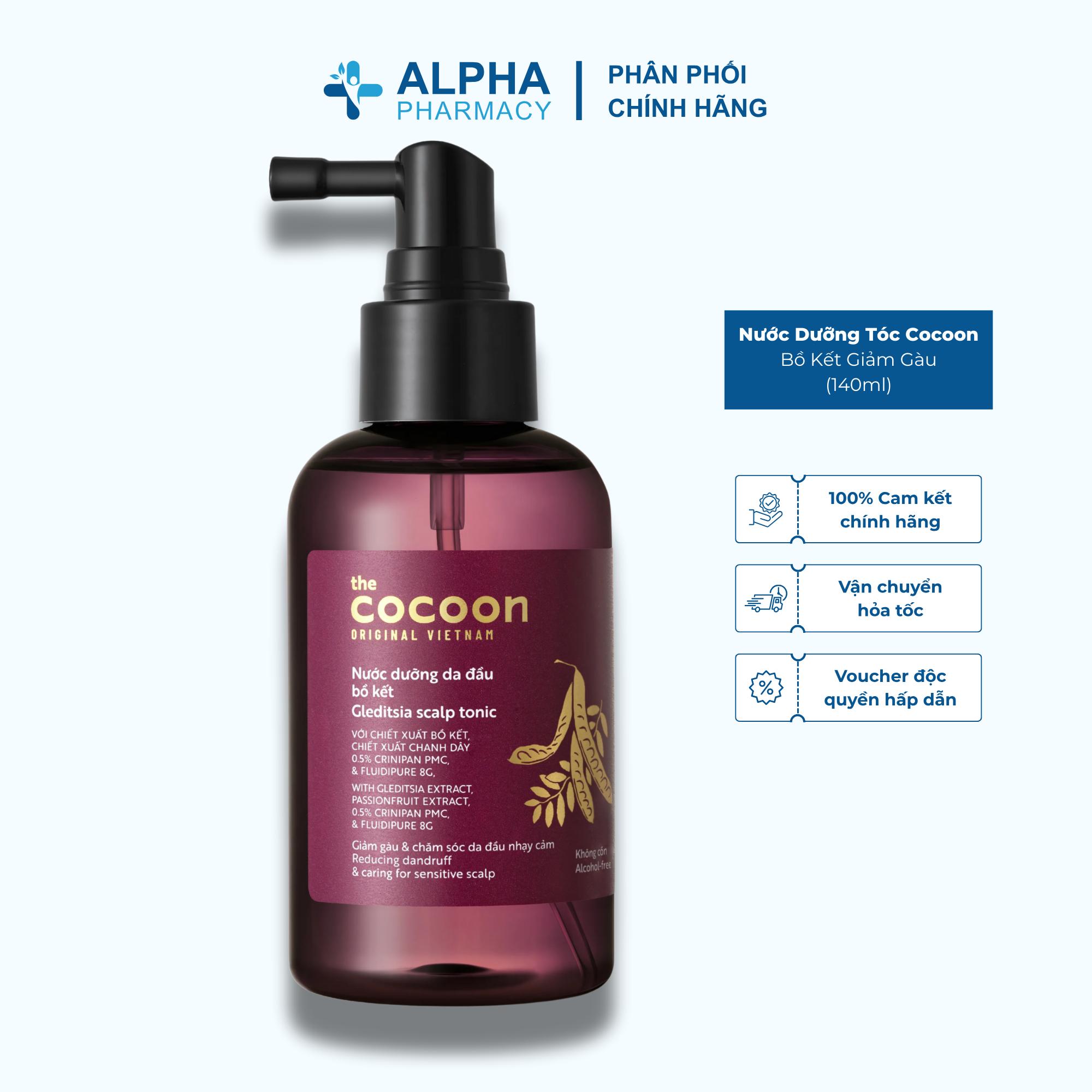 Nước Dưỡng Tóc Cocoon Bồ Kết Giảm Gàu Cho Da Đầu Nhạy Cảm – 140ml