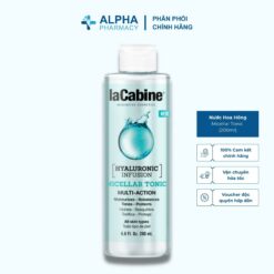 Nước Hoa Hồng LaCabine Micellar Tonic Cấp Ẩm, Dịu Nhẹ Cho Mọi Loại Da – 200ml