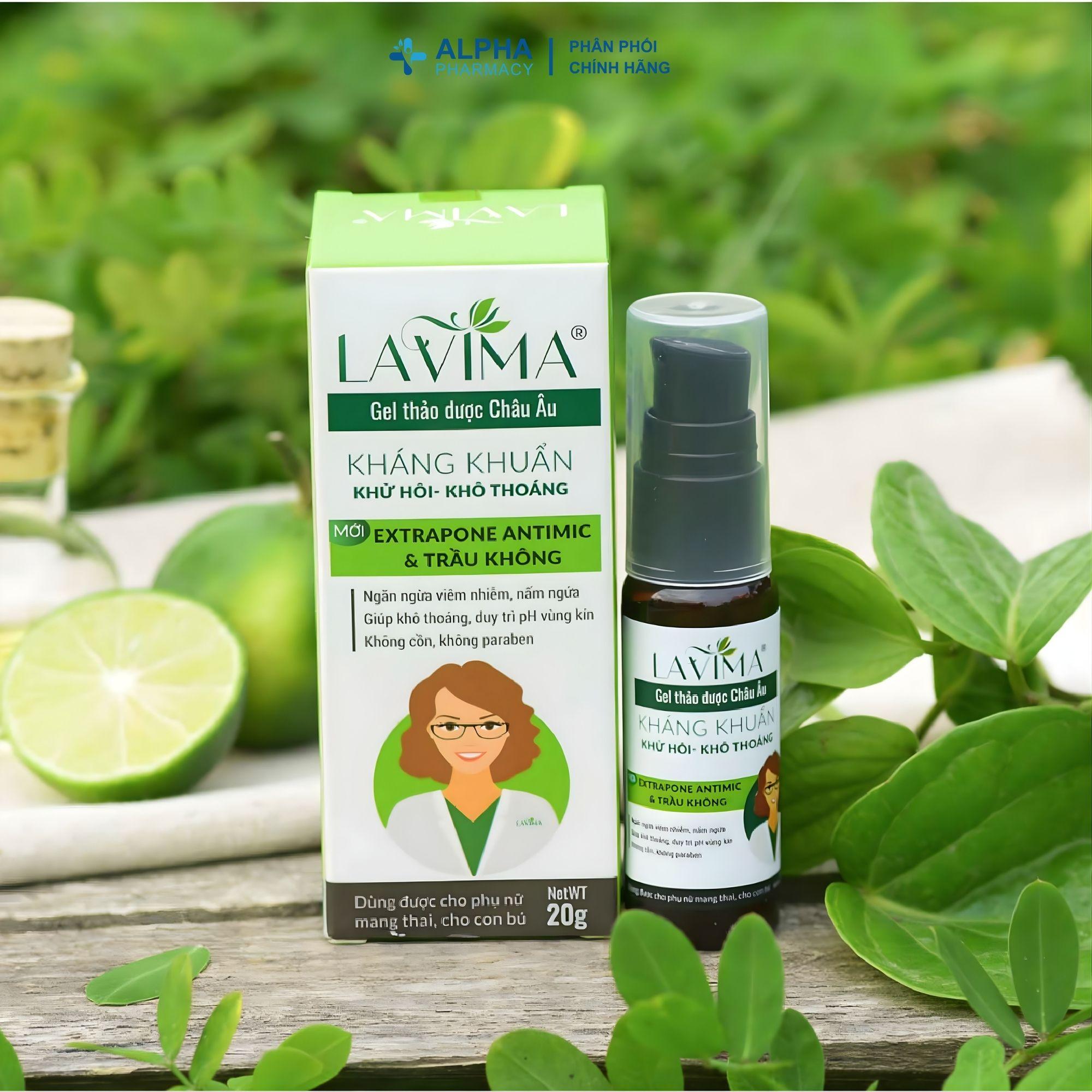 Gel Bôi Phụ Khoa Thảo Dược Giảm Ngứa, Kháng Khuẩn Lavima Antimic - 20g - Image 2