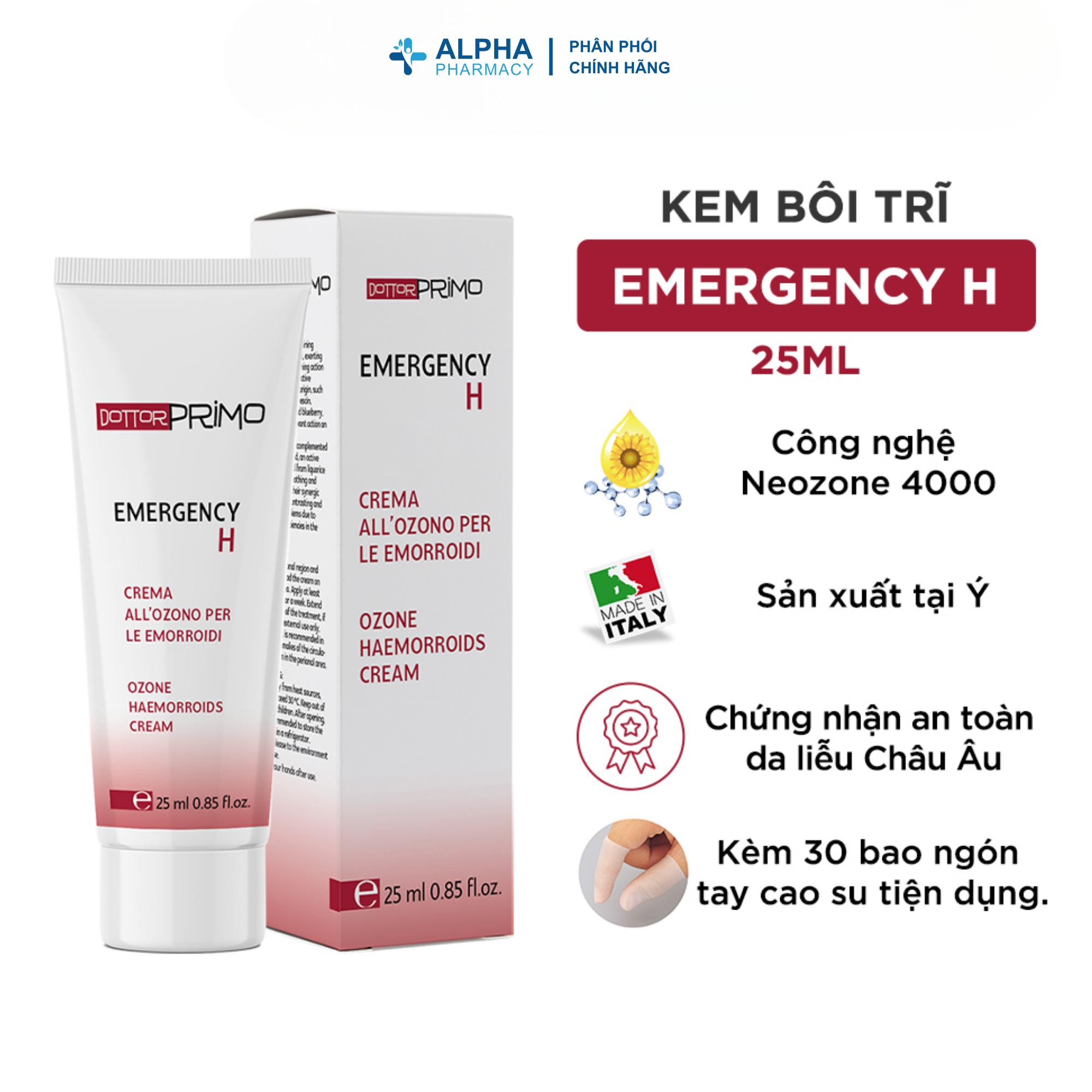 Kem Bôi Trĩ DottorPrimo Emergency H Làm Dịu, Giảm Ngứa Rát - Tuýp 25ml - Image 4