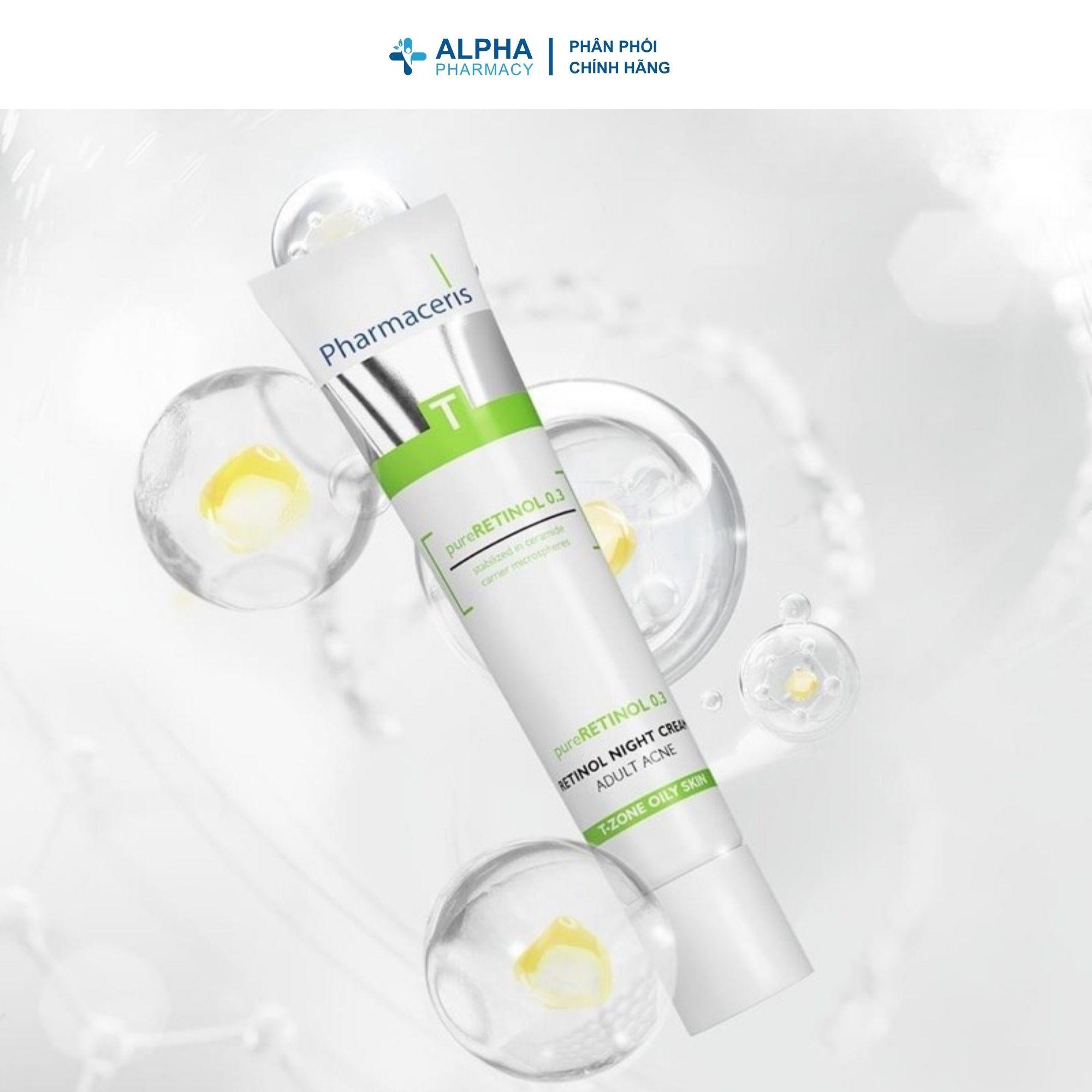 Kem Dưỡng Da Đêm Pharmaceris Retinol 0.3 Tái Tạo Da, Giảm Nếp Nhăn – 40ml - Image 4