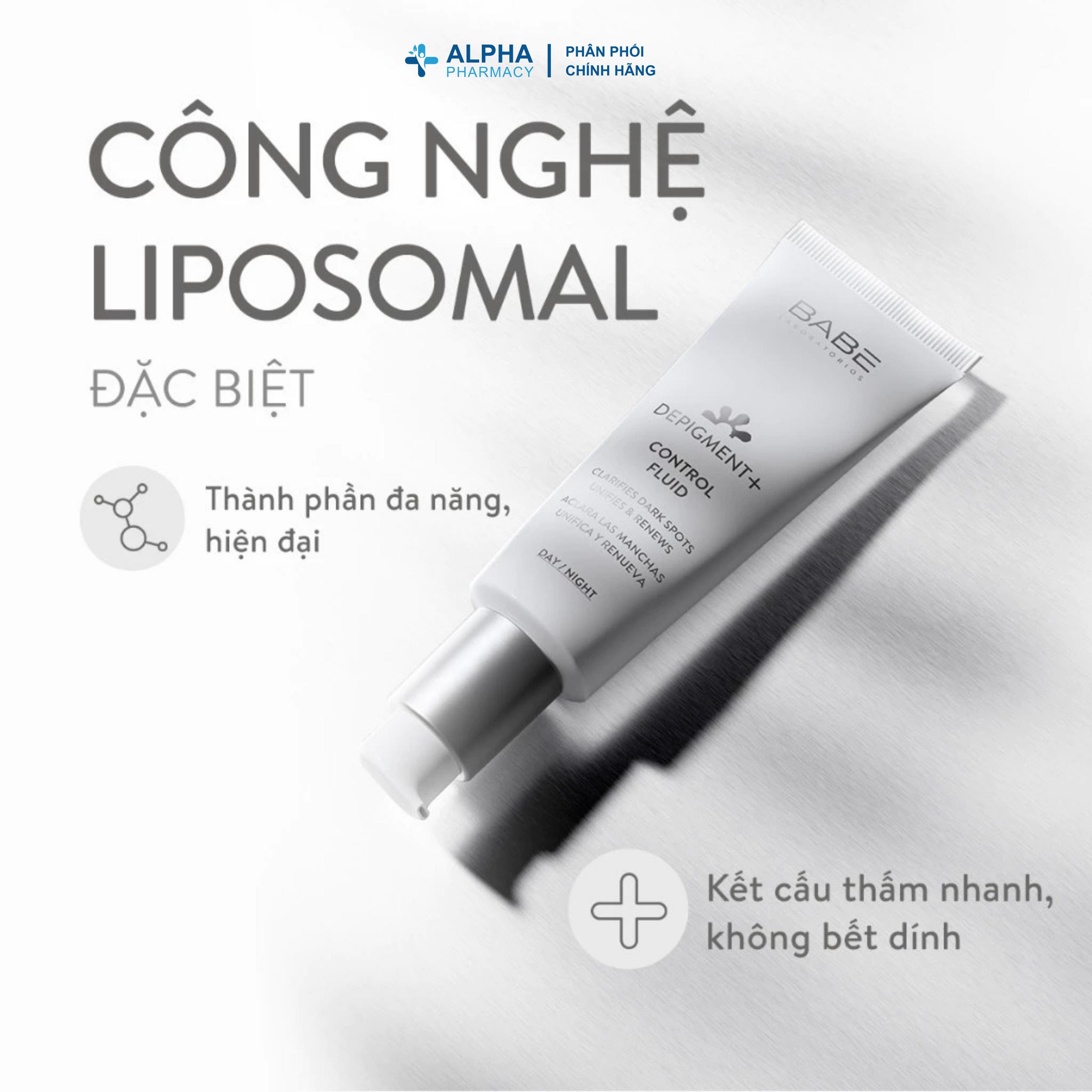 Kem Dưỡng Sáng Da Và Làm Mờ Vết Thâm Nám Babé Depigment + Control Fuid - 40ml - Image 2