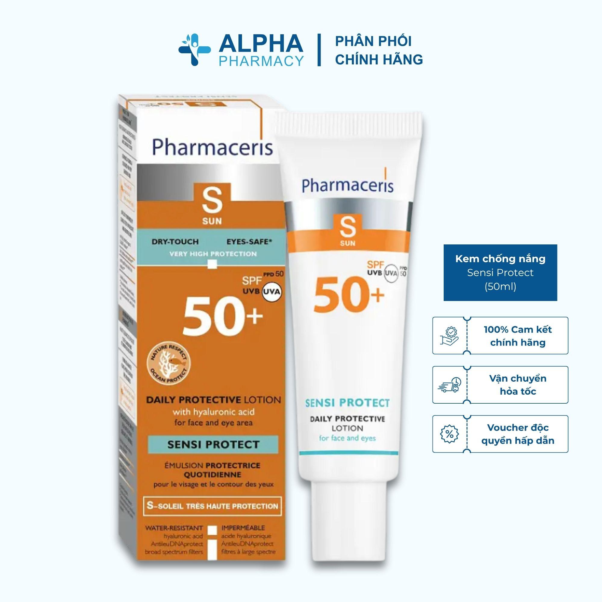 Kem Chống Nắng Dành Cho Mặt Và Mắt Pharmaceris Sensi Protect – 50ml