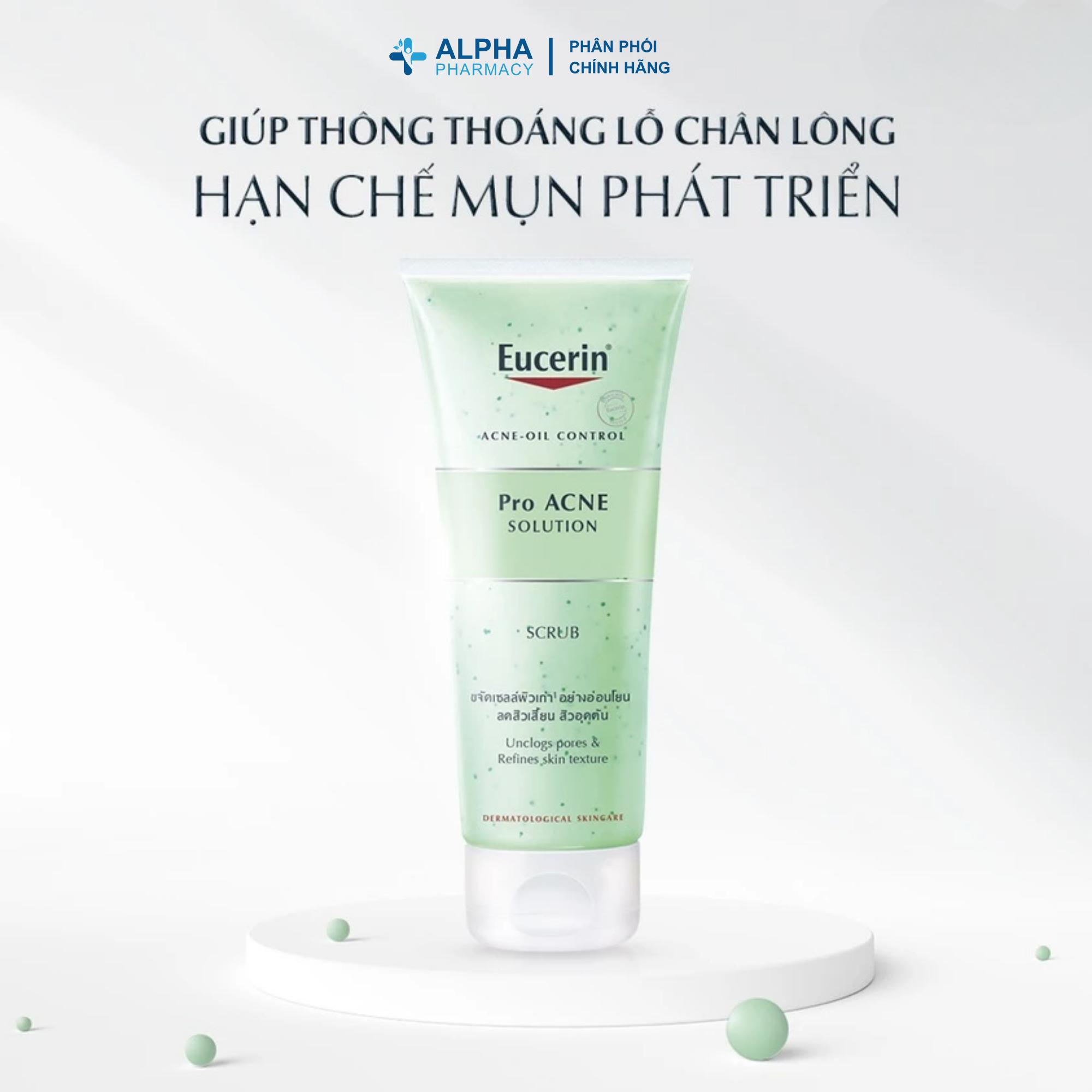Tẩy Tế Bào Chết Eucerin ProACNE Scrub Làm Sạch Sâu, Hỗ Trợ Giảm Mụn Đầu Đen - 100ml - Image 2